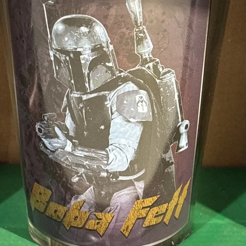 Star Wars 4 Piece Glassware Set Darth Vader Boba Fett Yoda Storm Trooper NIB